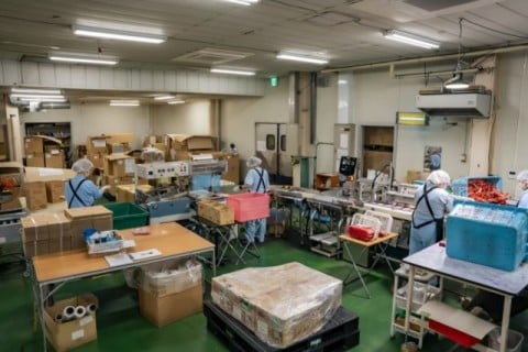 袋詰小分包装ライン